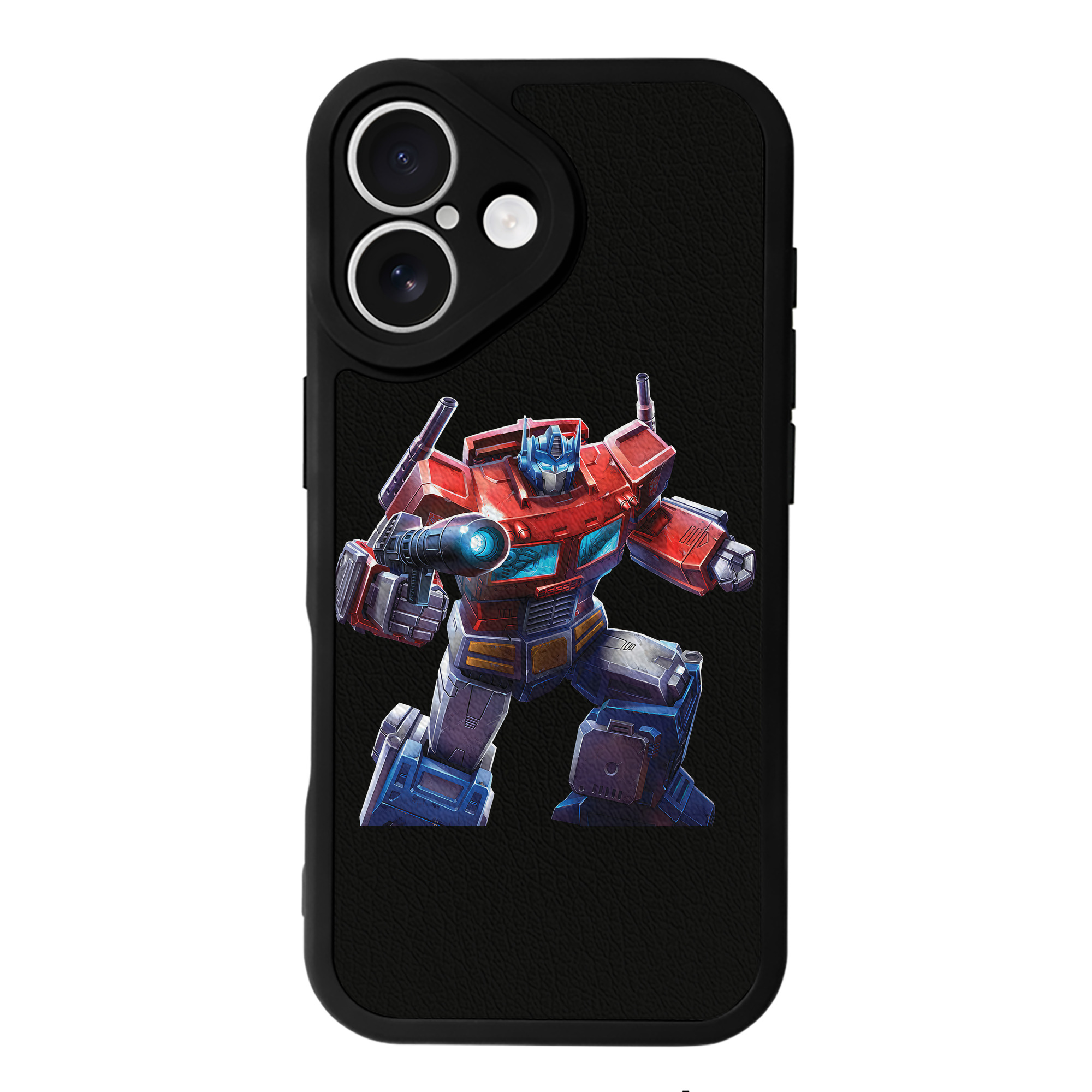 （画像用） Transformers トランスフォーマー 【iPhone 16シリーズ対応】シリコンスマホケース（レザー調） 材質：シリコン